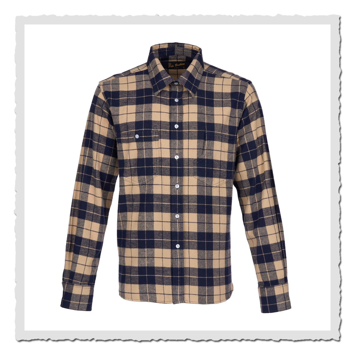 1937 Roamer Shirt blue flannel